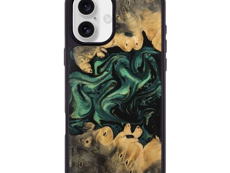 iPhone 16 Plus Wood Phone Case - Gerold (Green, 743798) Cheap