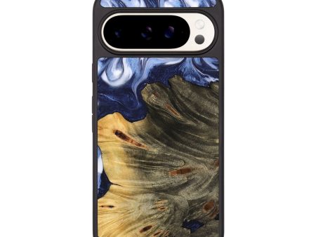 Pixel 9 Pro Wood Phone Case - Merrili (Blue, 742841) Hot on Sale