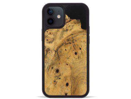 iPhone 12 mini Wood Phone Case - Shouli (Wood Burl, 743893) Hot on Sale