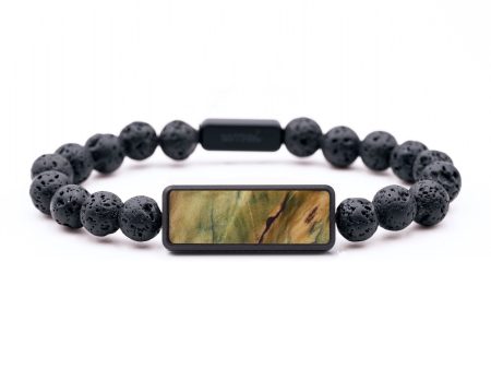 Lava Bead Wood Bracelet - Ora (Wood Burl, 743756) Discount