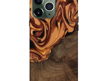 iPhone 13 Pro Max Wood Live Edge Phone Case - Ludie (Red, 742580) For Cheap