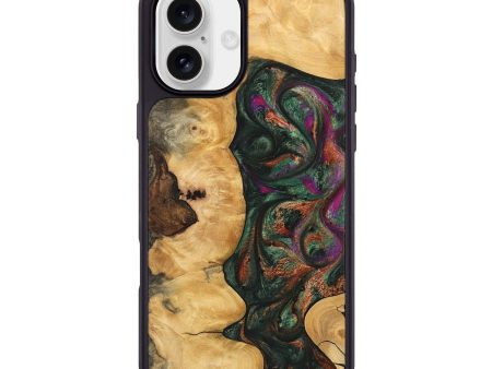 iPhone 16 Plus Wood Phone Case - Juliet (Green, 743573) For Sale