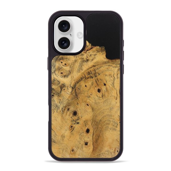 iPhone 16 Plus Wood Phone Case - Shouli (Wood Burl, 743893) For Discount