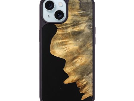 iPhone 15 Wood Phone Case - Renu (Wood Burl, 743913) on Sale