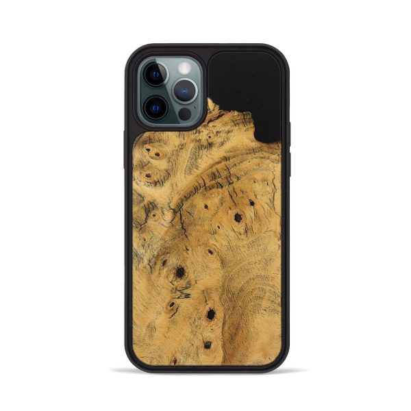 iPhone 12 Pro Wood Phone Case - Shouli (Wood Burl, 743893) For Cheap