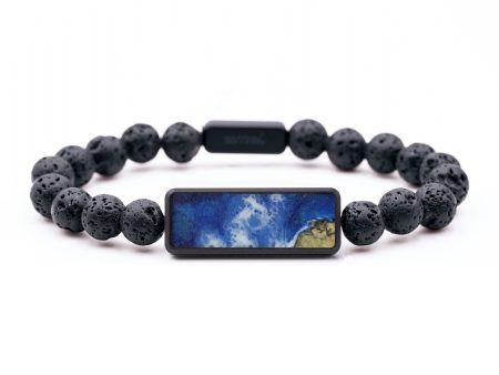 Lava Bead Wood Bracelet - Tommy (Coastal, 743707) Supply