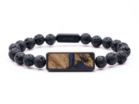 Lava Bead Wood Bracelet - Kristopher (Pattern, 742882) Discount