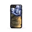 iPhone SE Wood Phone Case - Jeana (Blue, 742682) Fashion