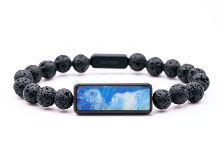 Lava Bead Wood Bracelet - Melinda (Coastal, 743767) For Cheap