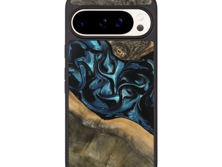 Pixel 9 Wood Phone Case - Alvy (Blue, 743332) Sale