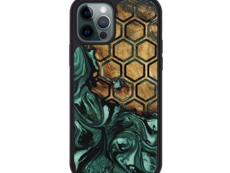 iPhone 12 Pro Wood Phone Case - Alverta (Pattern, 742425) Online Sale