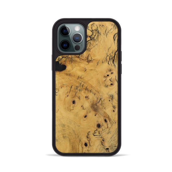 iPhone 12 Pro Wood Phone Case - Rayford (Wood Burl, 743394) on Sale