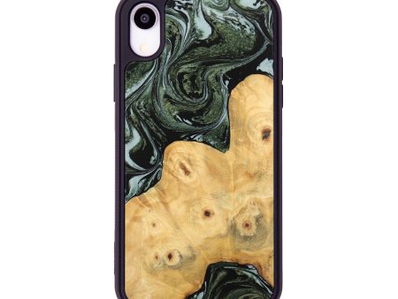 iPhone Xr Wood Phone Case - Donia (Green, 743804) Hot on Sale