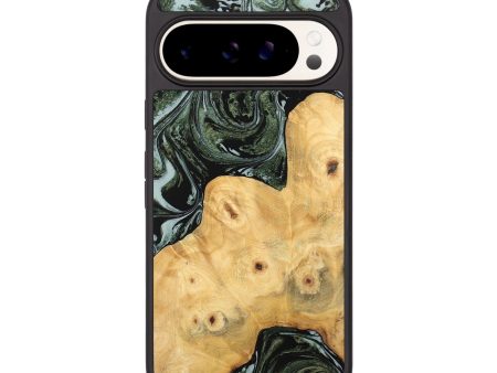 Pixel 9 Pro Wood Phone Case - Donia (Green, 743804) For Discount