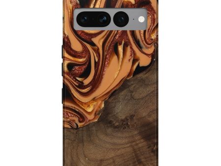 Pixel 7 Pro Wood Live Edge Phone Case - Ludie (Red, 742580) on Sale