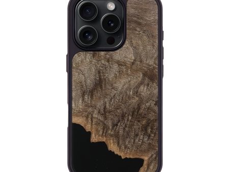 iPhone 16 Pro Wood Phone Case - Edythe (Wood Burl, 743315) Discount