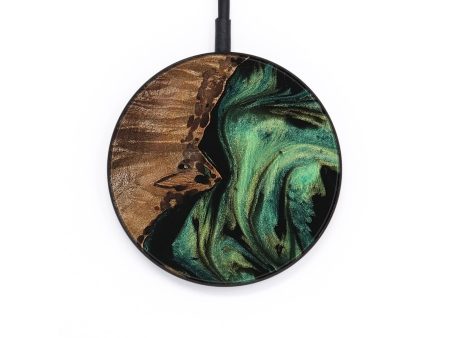 Circle Wood Wireless Charger - Brisa (Green, 742830) Sale