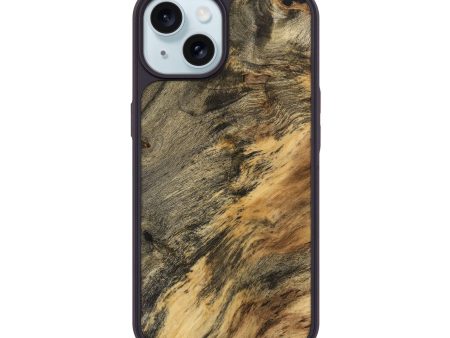 iPhone 15 Wood Phone Case - Miguela (Wood Burl, 743306) For Sale