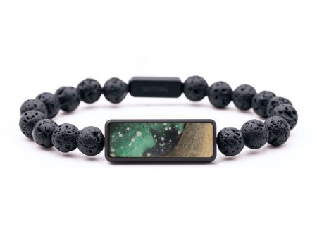 Lava Bead Wood Bracelet - Andre (Cosmos, 742892) Sale