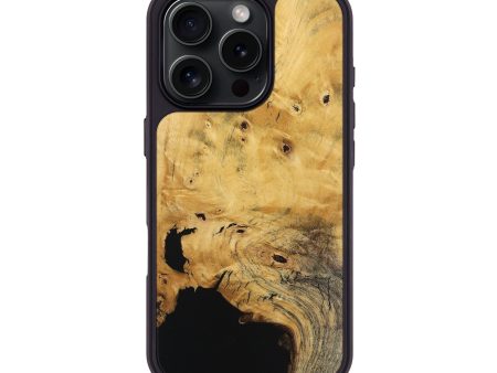 iPhone 16 Pro Wood Phone Case - Latonia (Wood Burl, 743905) Hot on Sale