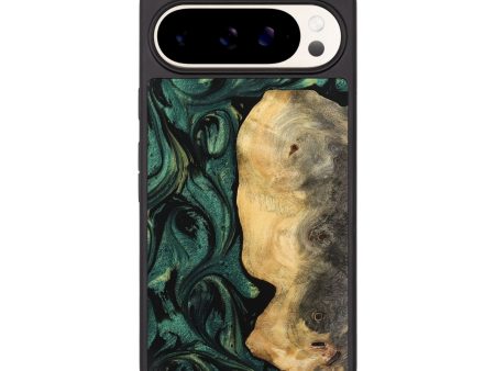 Pixel 9 Pro XL Wood Phone Case - Danilo (Green, 743935) For Sale