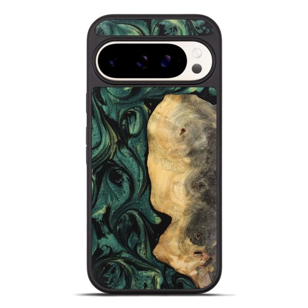 Pixel 9 Pro XL Wood Phone Case - Danilo (Green, 743935) For Sale