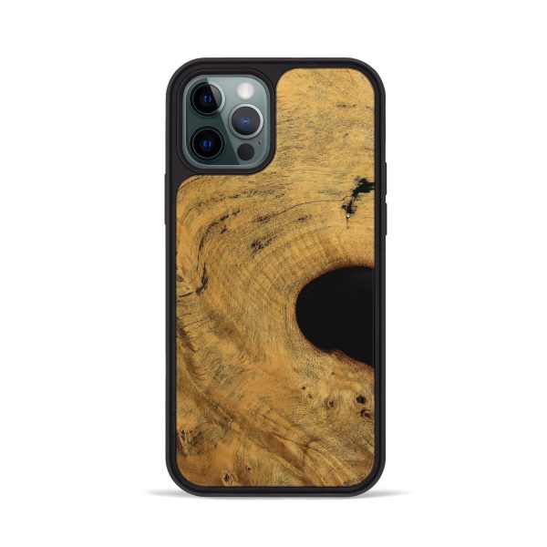 iPhone 12 Pro Wood Phone Case - Sharity (Wood Burl, 743362) Online Hot Sale