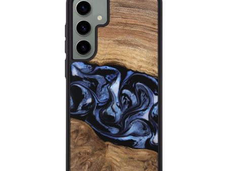 Galaxy S24 Plus Wood Phone Case - Hildred (Blue, 743387) For Cheap