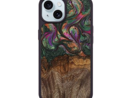 iPhone 15 Wood Phone Case - Abdiel (Green, 743594) Online Hot Sale