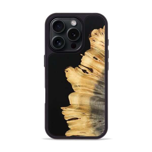 iPhone 16 Pro Wood Phone Case - Akemi (Wood Burl, 743866) Online now