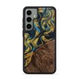 Galaxy S24 Plus Wood Phone Case - Artie (Teal & Gold, 743335) Online Sale