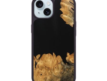 iPhone 15 Wood Phone Case - Papaga (Wood Burl, 743196) Hot on Sale