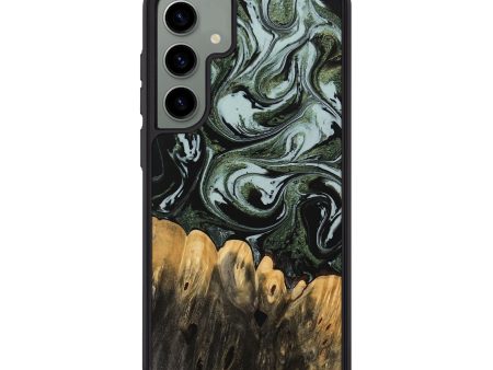 Galaxy S24 Plus Wood Phone Case - Whitley (Black & White, 743876) For Sale