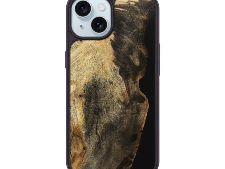 iPhone 15 Wood Phone Case - Jaymee (Wood Burl, 743342) Hot on Sale