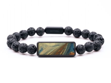 Lava Bead Wood Bracelet - Haven (Coastal, 743693) Cheap