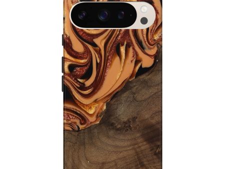 Pixel 9 Pro XL Wood Live Edge Phone Case - Ludie (Red, 742580) Online Hot Sale