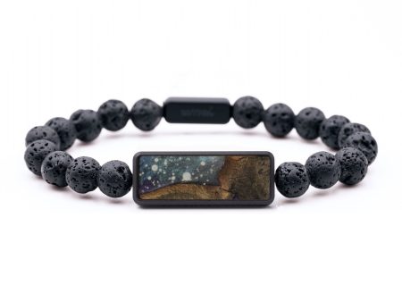 Lava Bead Wood Bracelet - Cedric (Cosmos, 743676) Online