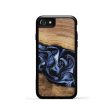 iPhone SE Wood Phone Case - Hildred (Blue, 743387) For Discount