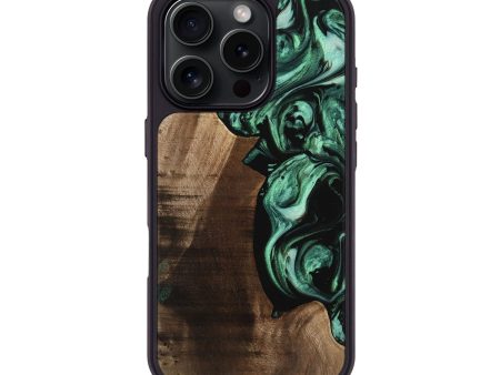 iPhone 16 Pro Wood Phone Case - Angus (Green, 742437) Sale