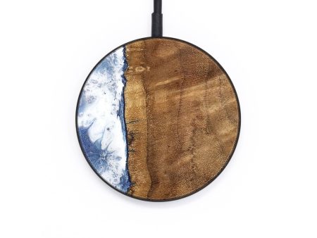 Circle Wood Wireless Charger - Danita (Coastal, 742531) on Sale