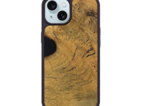 iPhone 15 Wood Phone Case - Kordula (Wood Burl, 743410) For Cheap