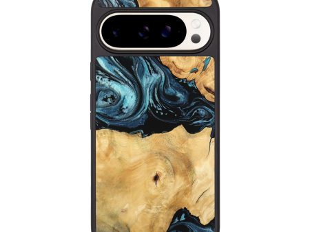 Pixel 9 Pro Wood Phone Case - Kendall (Blue, 744064) Cheap