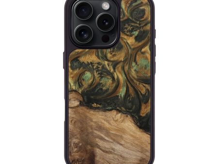 iPhone 16 Pro Wood Phone Case - Garvin (Green, 743026) For Cheap