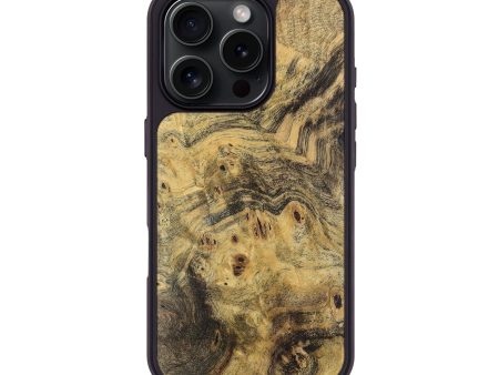 iPhone 16 Pro Wood Phone Case - Ardisj (Wood Burl, 743488) Sale