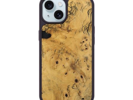 iPhone 15 Wood Phone Case - Rayford (Wood Burl, 743394) Discount