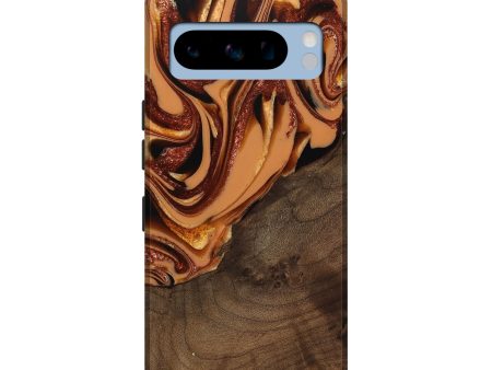 Pixel 8 Pro Wood Live Edge Phone Case - Ludie (Red, 742580) Cheap