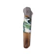 Live Edge Wood Pocket Knife - Jillian (Green, 742611) For Cheap