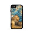 iPhone SE Wood Phone Case - Kendal (Teal & Gold, 743442) Hot on Sale