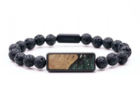 Lava Bead Wood Bracelet - Noel (Cosmos, 742890) Fashion