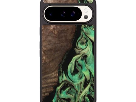 Pixel 9 Pro Wood Phone Case - Ayako (Green, 743008) Online